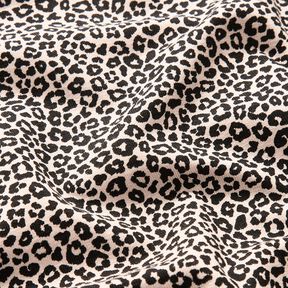 jersey di cotone mini stampa leopardata – naturale/nero, 
