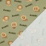 jersey di cotone leone | Poppy Fabrics – pistacchio/marrone capriolo,  thumbnail number 4