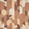 tessuto oscurante Archi astratti – cannella/rame,  thumbnail number 1