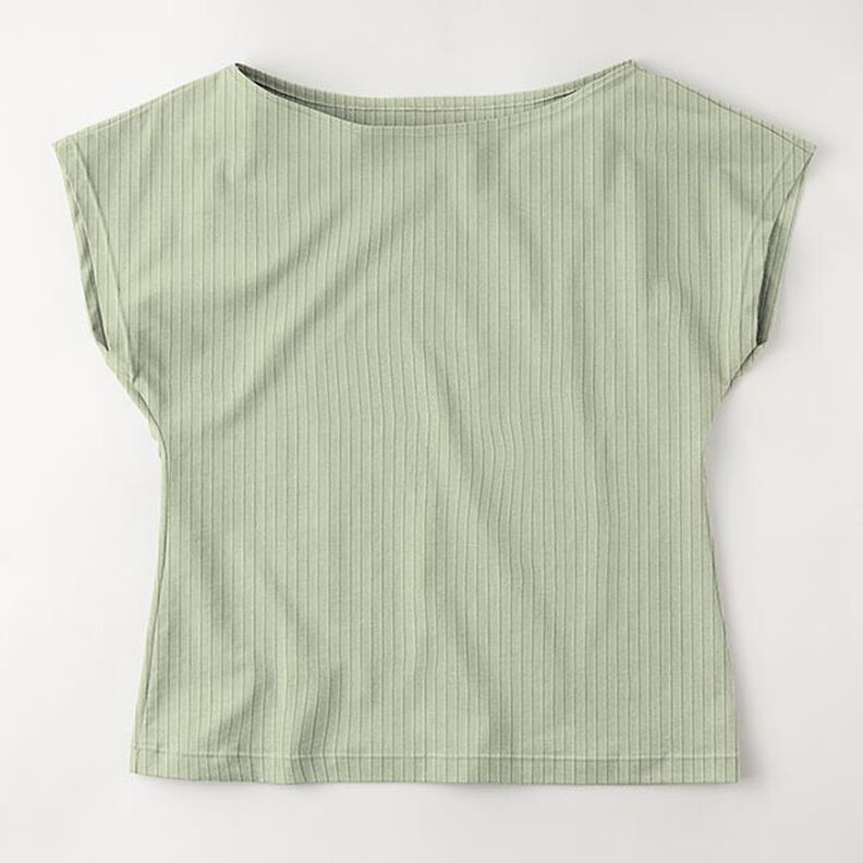 jersey a coste, tinta unita – pistacchio | Resto 20cm,  image number 8