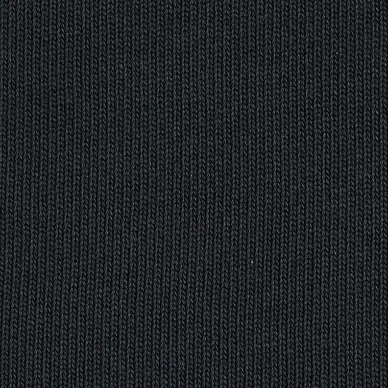 tessuto in maglia di cotone – nero,  image number 4