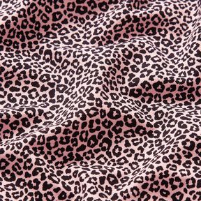 jersey di cotone mini stampa leopardata &ndash; rosa chiaro/nero, 