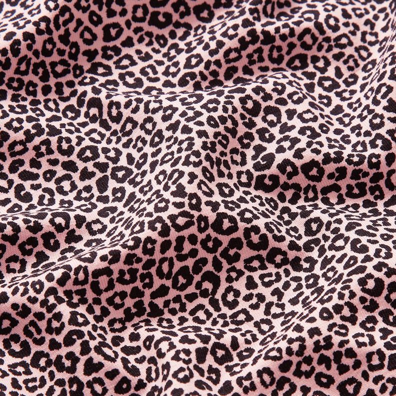 jersey di cotone mini stampa leopardata – rosa chiaro/nero,  image number 2