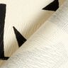 tessuto arredo Jacquard Struttura astratta – nero/bianco lana,  thumbnail number 4