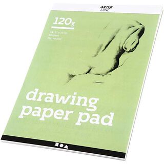 blocco da disegno [Dimensioni: A4] – bianco, 