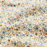 tessuto in cotone cretonne fiori sparsi – beige chiaro/marrone chiaro,  thumbnail number 2