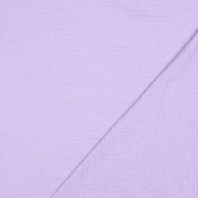 mussolina / tessuto doppio increspato Bordo ad arco a doppia faccia  | Poppy Fabrics – lillà/lillà,  image number 4