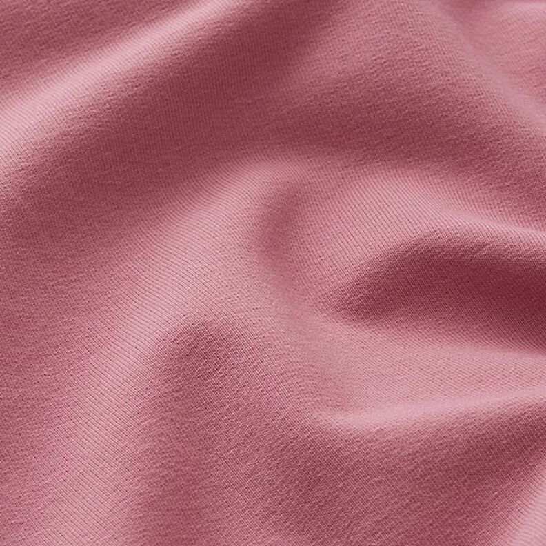 felpa di cotone leggera tinta unita – rosa antico scuro,  image number 4