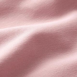 jersey di cotone medio tinta unita – rosa antico chiaro, 