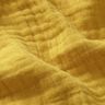Mussola di cotone a tre strati tinta unita – senape,  thumbnail number 2