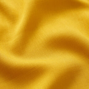 Tessuto in viscosa con aspetto lino – giallo curry, 