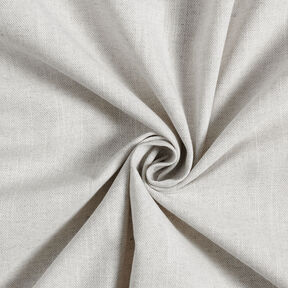tessuto arredo mezzo panama Trama leggera – grigio argento/beige chiaro | Resto 100cm, 