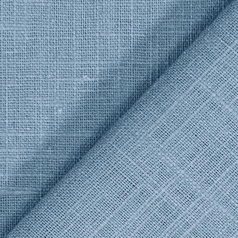 Tessuto di lino misto Ramie medio – blu colomba,  image number 3