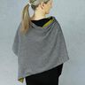 FRAU PENNY Poncho reversibile asimmetrico | Studio Schnittreif | Taglia unica,  thumbnail number 5