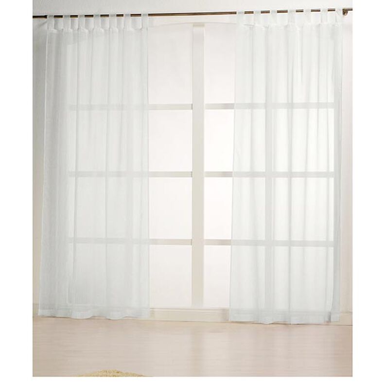 tessuto per tende, righe, filato fantasia, 300 cm – bianco,  image number 5