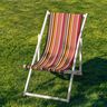 Outdoor Tessuto per sedia a sdraio Righe longitudinali 44 cm – rosso carminio/bianco,  thumbnail number 4