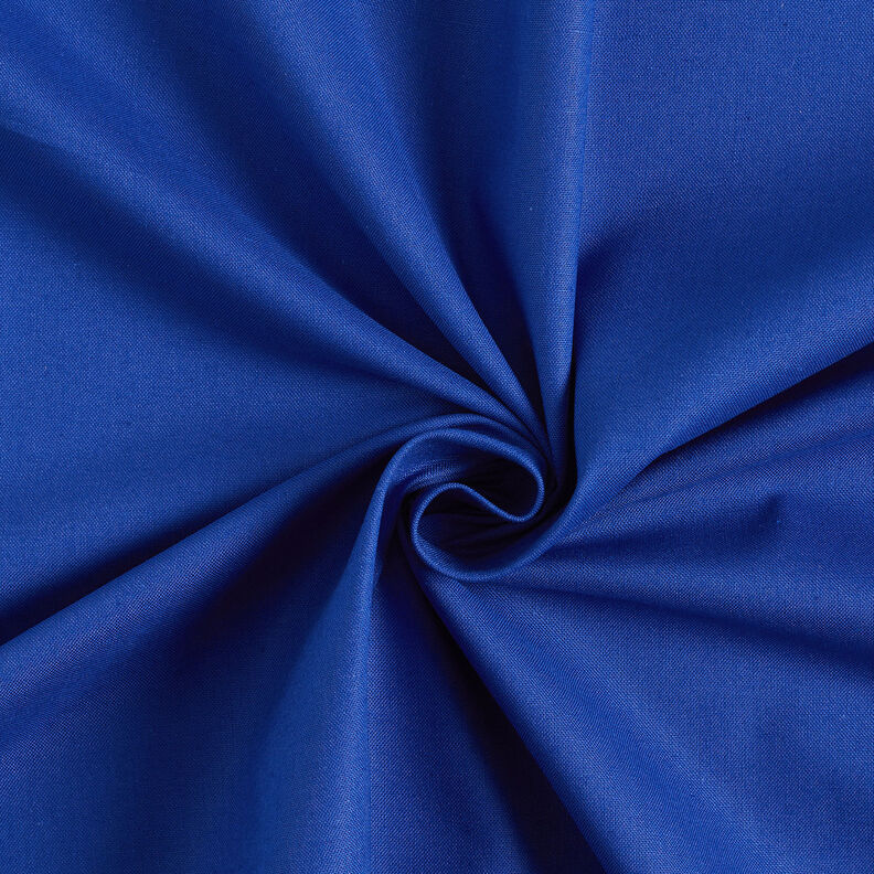 tessuto in cotone cretonne tinta unita – blu reale,  image number 1