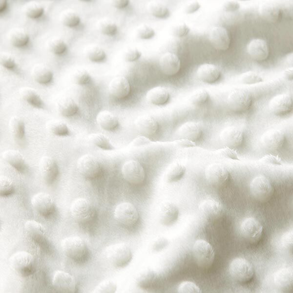 soffice pile punti in rilievo – bianco lana,  image number 2