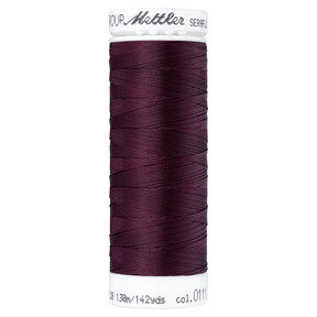 Cucirino Seraflex per cuciture elastiche (0111) | 130 m | Mettler – rosso Bordeaux, 