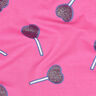 jersey di cotone Lecca lecca a forma di cuore glitterato | Poppy Fabrics – pink,  thumbnail number 2