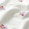 mussolina / tessuto doppio increspato Fiorellini ricamati | Poppy Fabrics – bianco,  thumbnail number 2