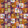 popeline di cotone Scooby Doo a fumetti Tessuto oggetto di licenza – rosso/mix di colori,  thumbnail number 1