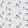 popeline di cotone Pecore sul prato – grigio chiaro,  thumbnail number 1
