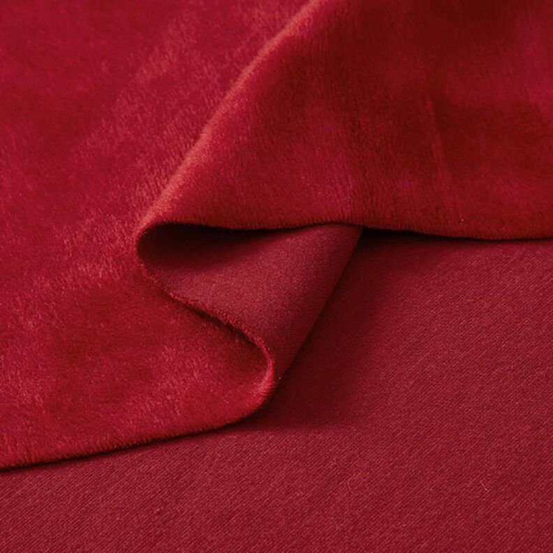 pile da montagna soffice felpa tinta unita – rosso carminio,  image number 4