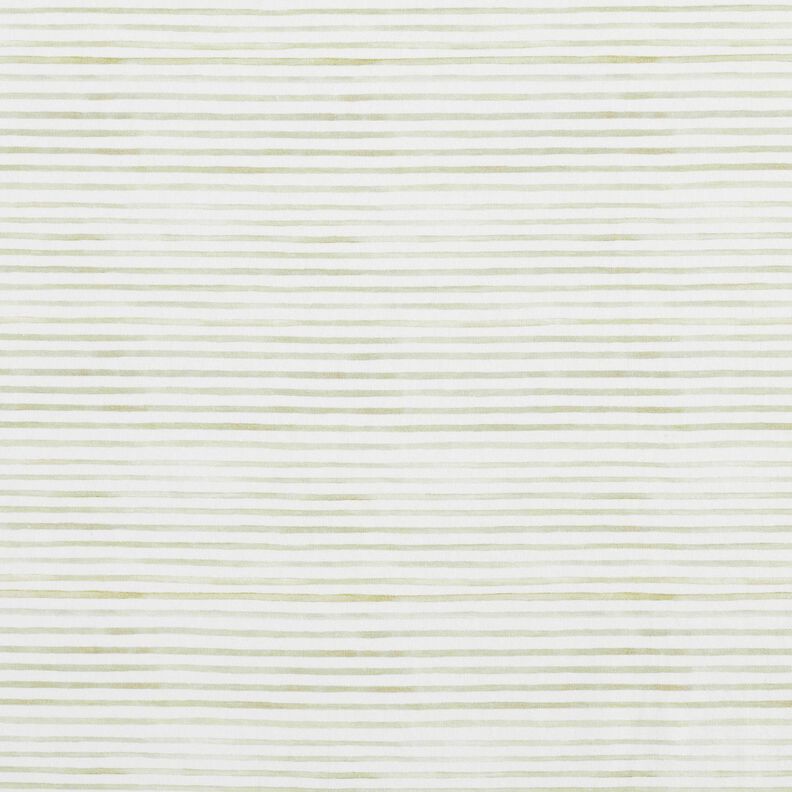 jersey di cotone Strisce ad acquarello stampa digitale – avorio/pistacchio,  image number 1