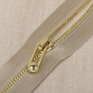 cerniera lampo brillante  – beige/oro, 