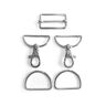 accessori per borse set [ 5-pezzi | 30 mm] – argent metallica,  thumbnail number 2
