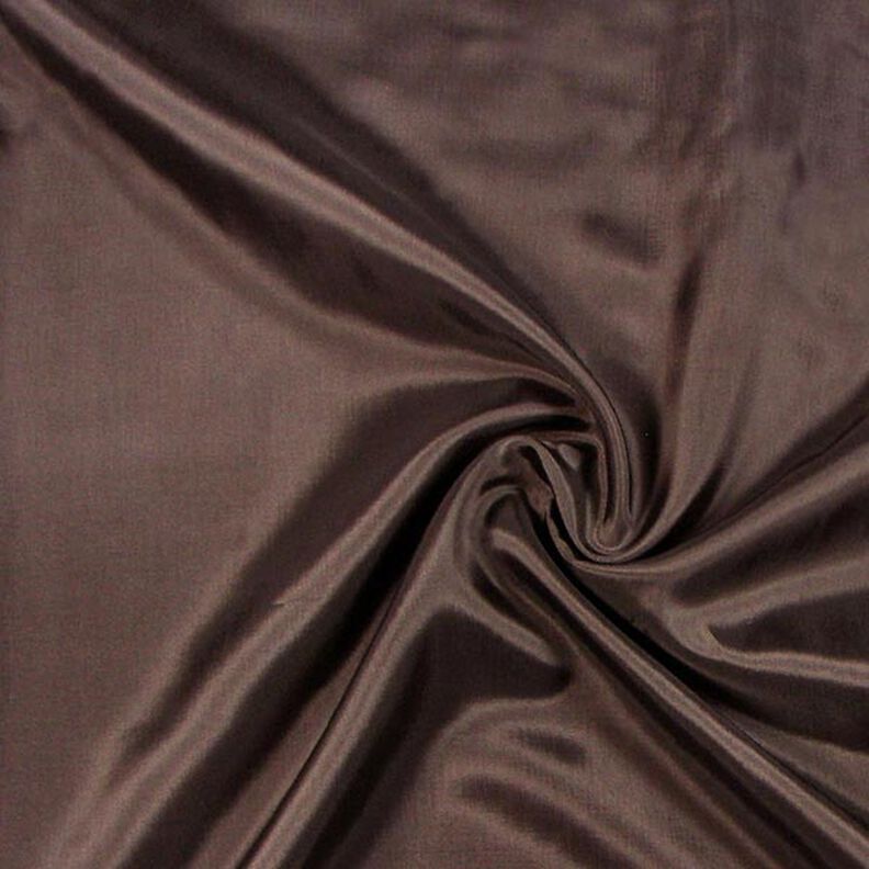 Taffettà fodera tinta unita – marrone scuro,  image number 2