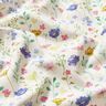tessuto arredo tessuto spinato in cotone Fiori di campo – avorio/lilla bluastro,  thumbnail number 2