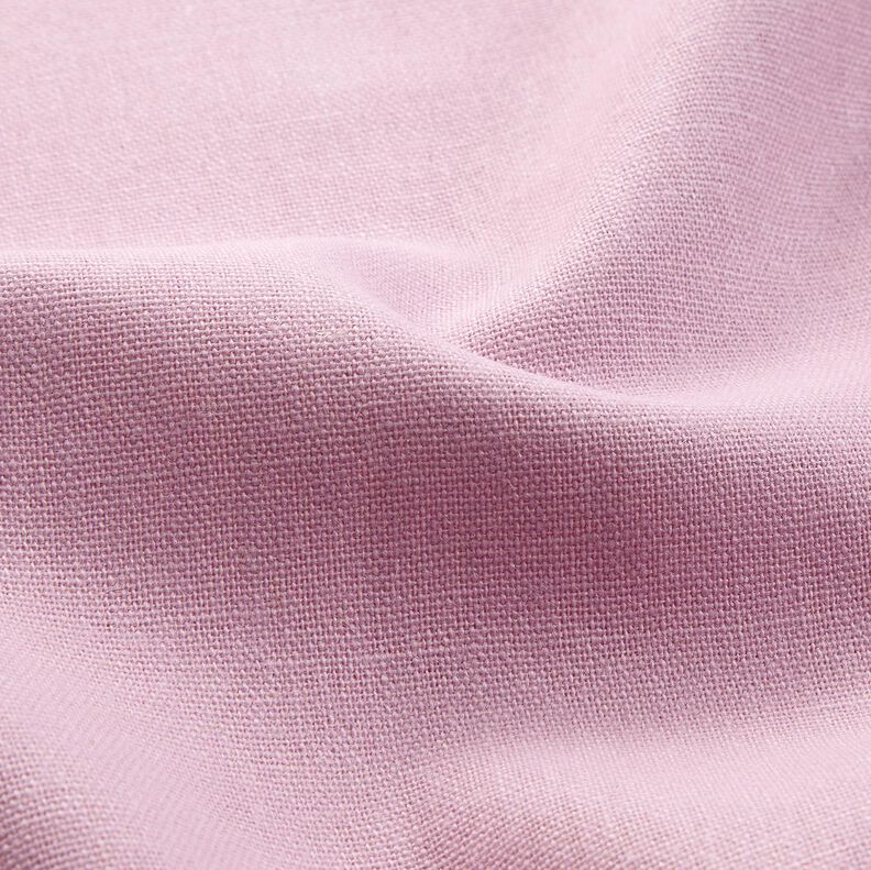 Tessuto in puro lino pesante tinta unita – violetto pastello,  image number 2