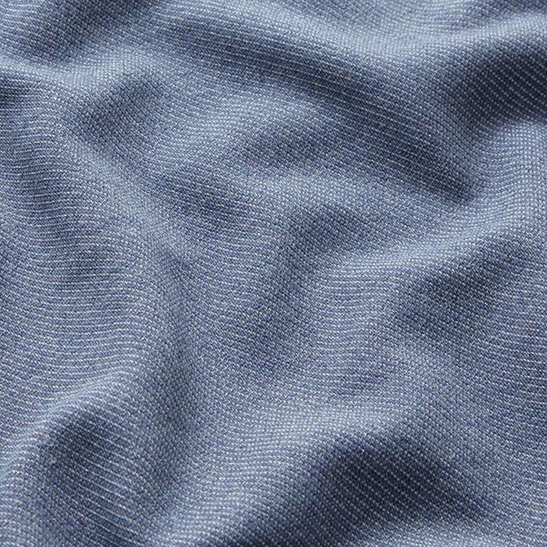 Maglia in tinta unita con effetto jeans – grigio blu,  image number 2