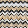 tulle zig zag – marrone chiaro/nero,  thumbnail number 1
