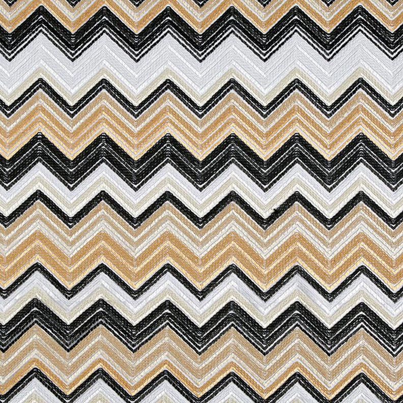 tulle zig zag – marrone chiaro/nero, image number 1
