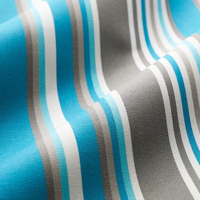 tessuto per tende da sole righe assortite – grigio/turchese,  image number 3