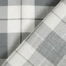 Tessuto in cotone pregiato a quadri – grigio chiaro/bianco,  thumbnail number 4