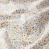 tessuto in cotone cretonne Fiorellini delicati – bianco/rosa anticato,  thumbnail number 2
