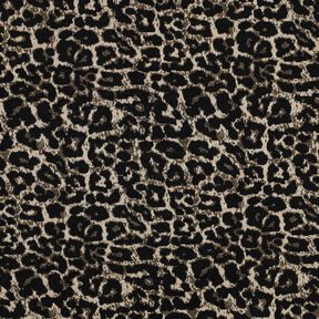 Jacquard Motivo leopardato – naturale/nero, 