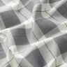 Tessuto in cotone pregiato a quadri – grigio chiaro/bianco,  thumbnail number 2