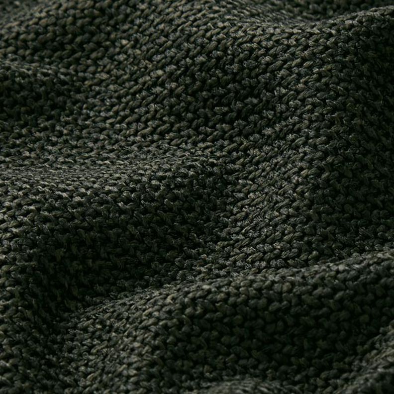 tessuto da tappezzeria tessuto spinato grosso Bjorn – verde scuro, image number 2
