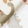 popeline di cotone Dinosauri felici – crema/marrone capriolo,  thumbnail number 4
