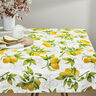 tessuto arredo panama limoni – bianco/giallo limone,  thumbnail number 5