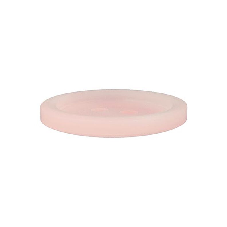 bottone in plastica 2 fori basic - rosa pallido,  image number 2