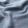 Tessuto per cappotto misto cotone a spina di pesce e quadri – azzurro/rosso Bordeaux,  thumbnail number 2