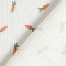 mussolina / tessuto doppio increspato piccole carote – bianco lana,  thumbnail number 4