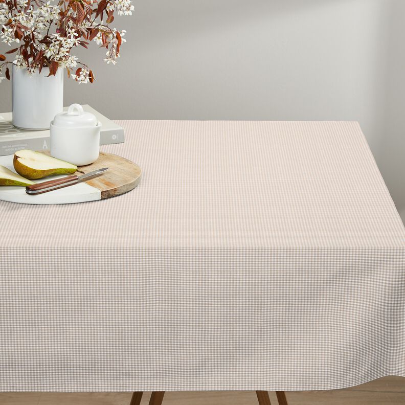 tessuto in cotone Quadro vichy 0,2 cm – anemone/bianco,  image number 7