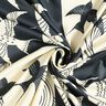 Taglio di tessuto in satin con rondini | Katia Fabrics – antracite/crema,  thumbnail number 3